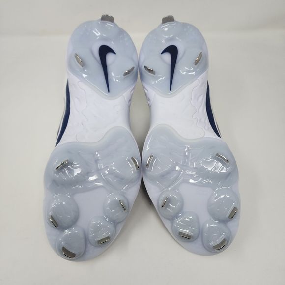 Nike Baseball Cleats Mens 9 White Alpha Huarache React Elite 4 Low Logo Lace Up - Picture 7 of 8